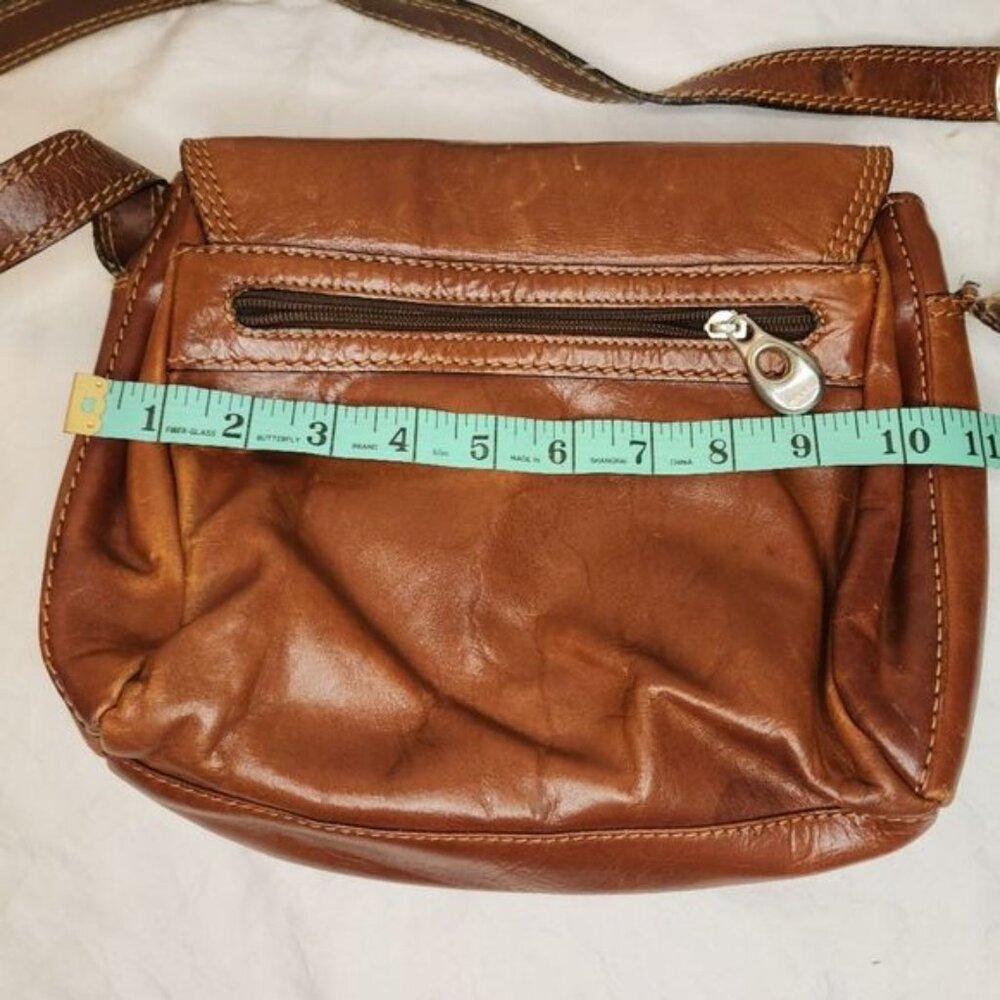 Engs Burg VTG 70s leather shoulder purse - Picture 13 of 15